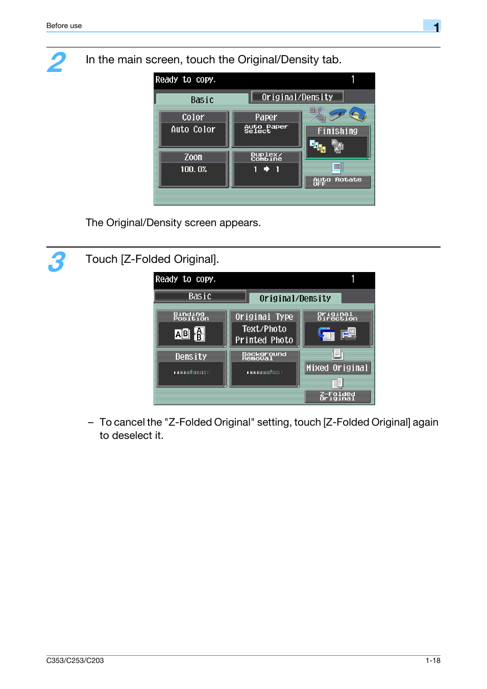 Konica Minolta bizhub C353 User Manual | Page 24 / 115