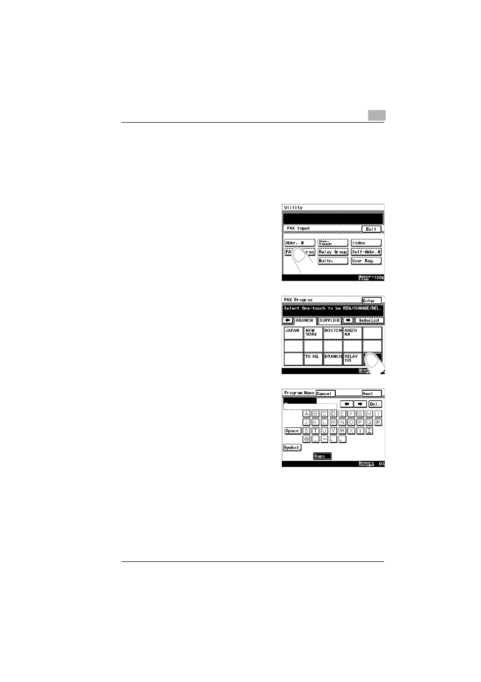 Set up group (transmission program), Set up group (transmission program) -5 | Konica Minolta Di351f User Manual | Page 47 / 62