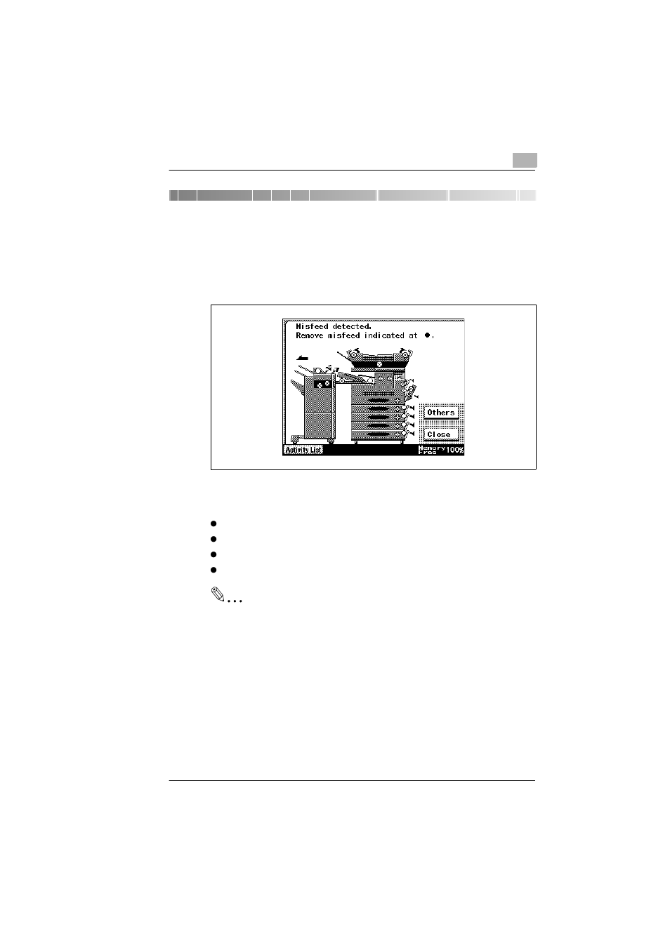 5 troubleshooting, 1 if a paper jam is displayed, Troubleshooting | If a paper jam is displayed -1, 5troubleshooting | Konica Minolta Di351f User Manual | Page 51 / 62