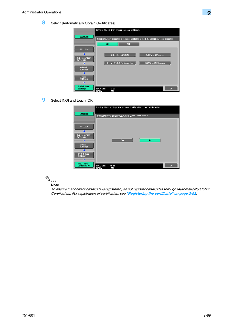 Konica Minolta bizhub 751 User Manual | Page 105 / 199