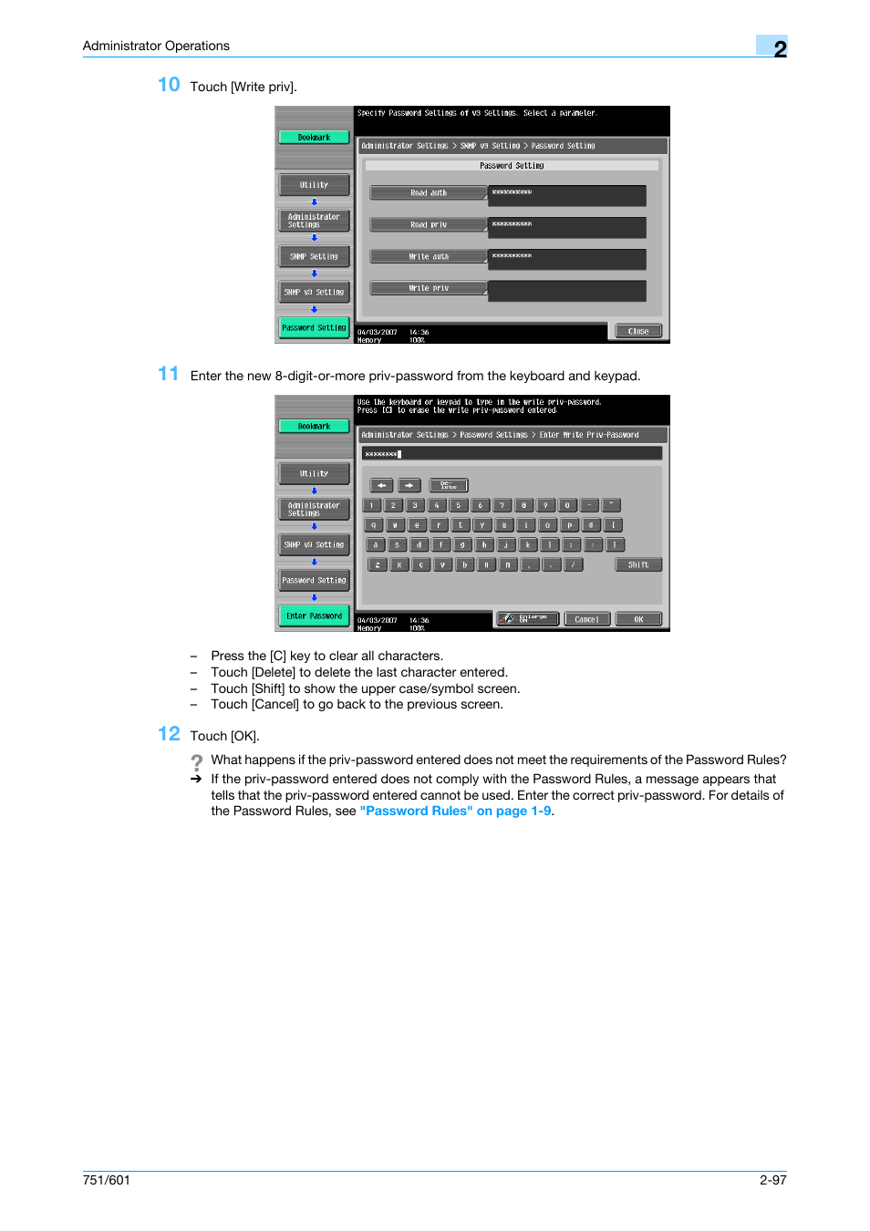 Konica Minolta bizhub 751 User Manual | Page 113 / 199