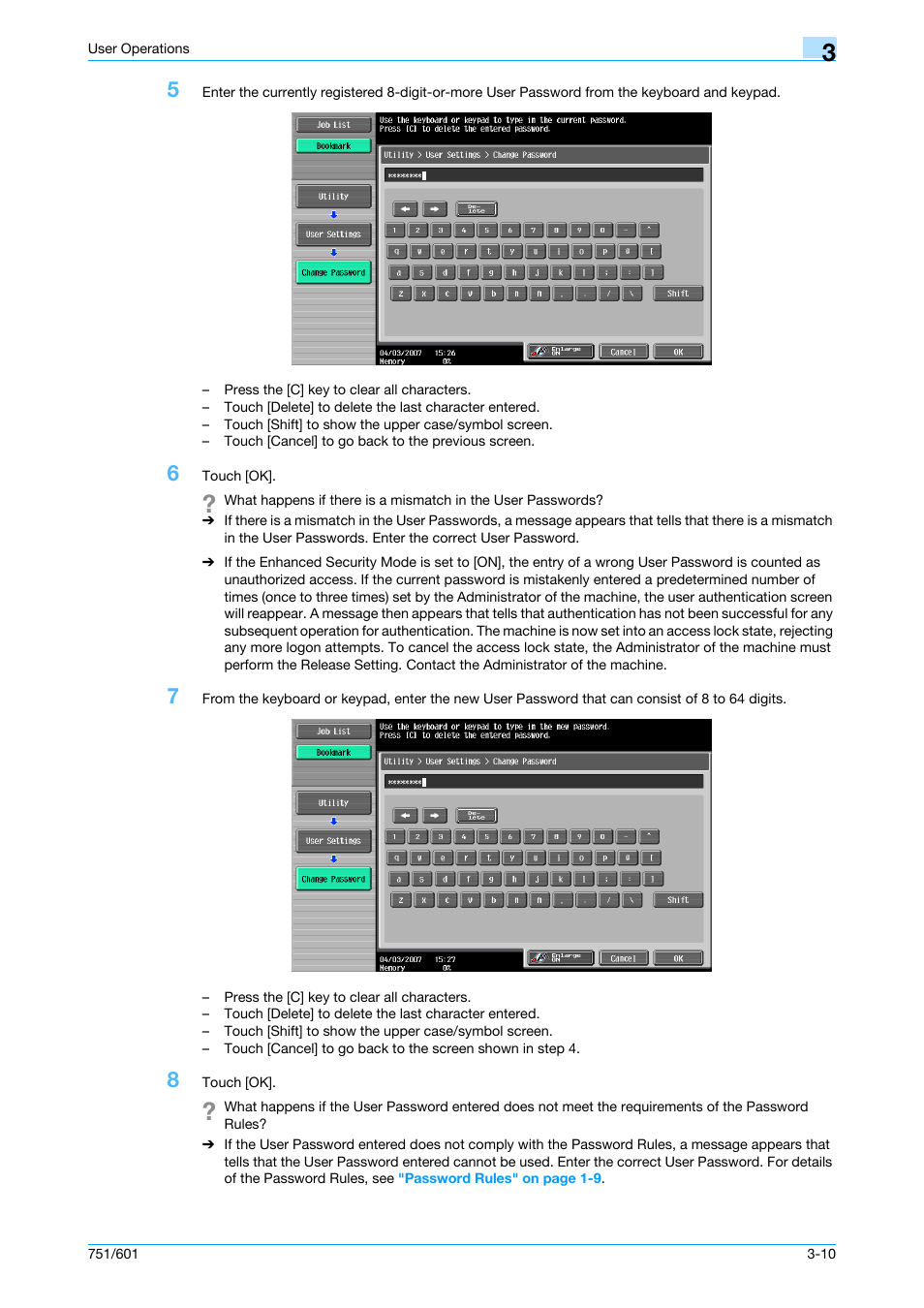 Konica Minolta bizhub 751 User Manual | Page 136 / 199