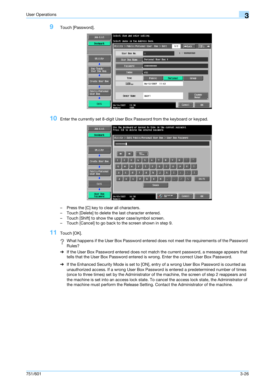 Konica Minolta bizhub 751 User Manual | Page 152 / 199