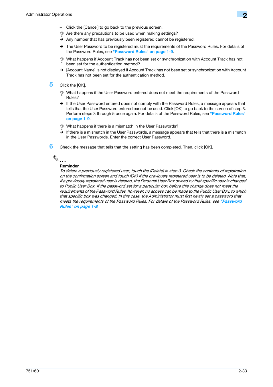 Konica Minolta bizhub 751 User Manual | Page 49 / 199