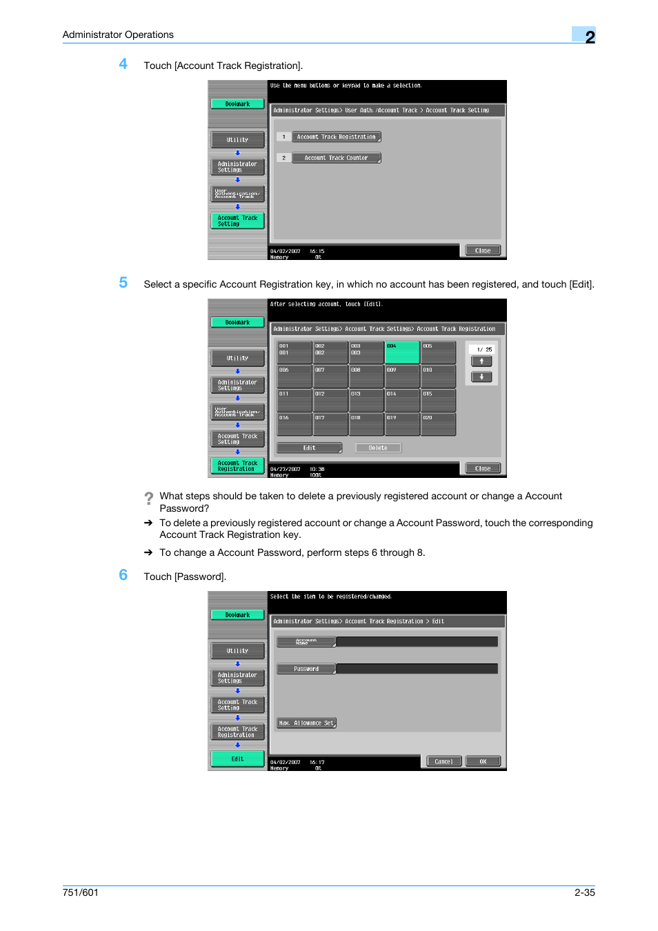 Konica Minolta bizhub 751 User Manual | Page 51 / 199