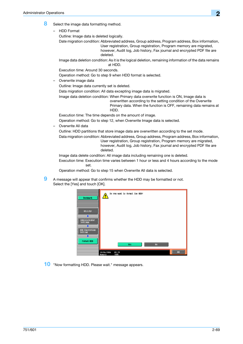 Konica Minolta bizhub 751 User Manual | Page 85 / 199