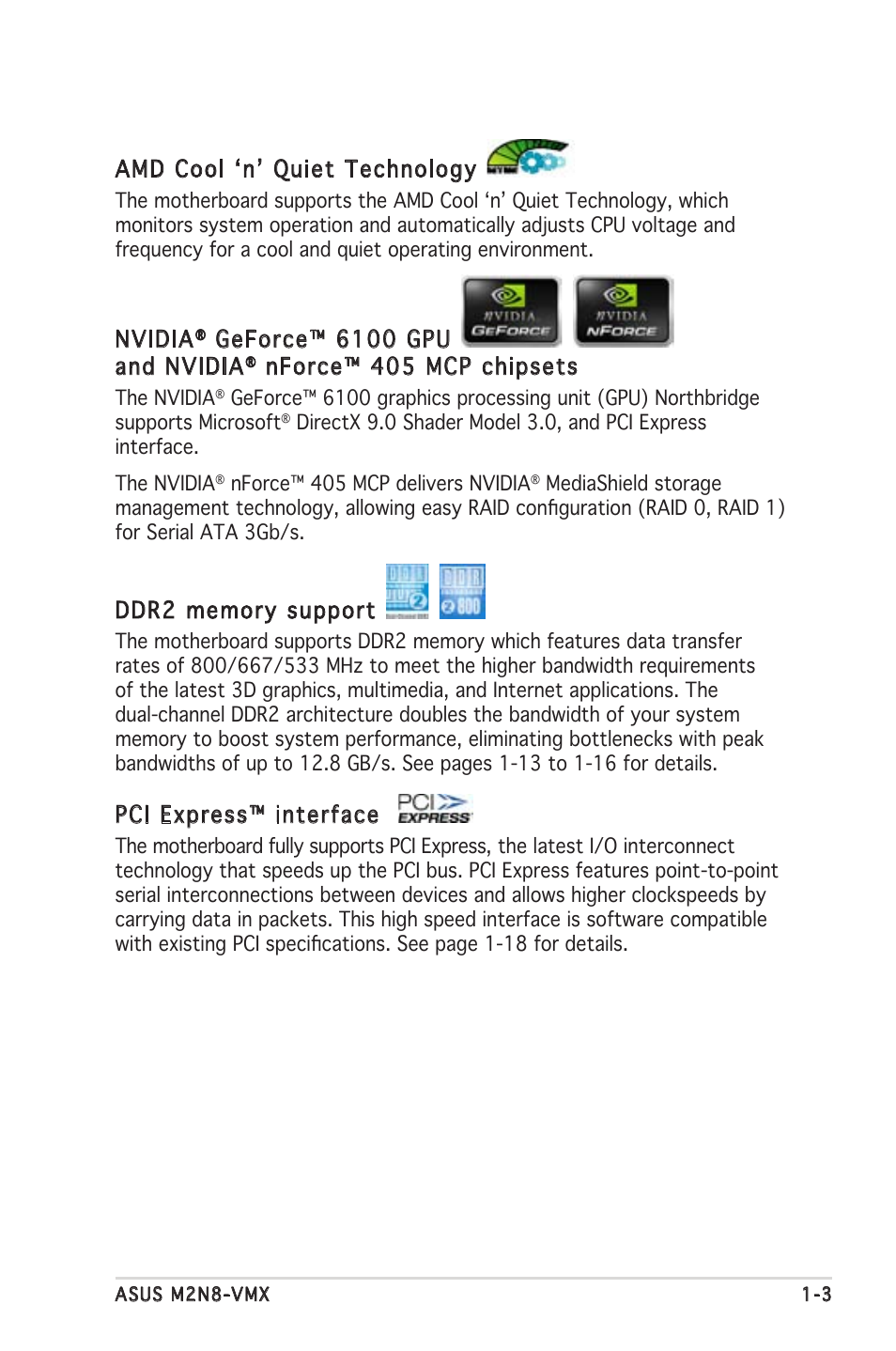 Asus M2N8-VMX User Manual | Page 15 / 90