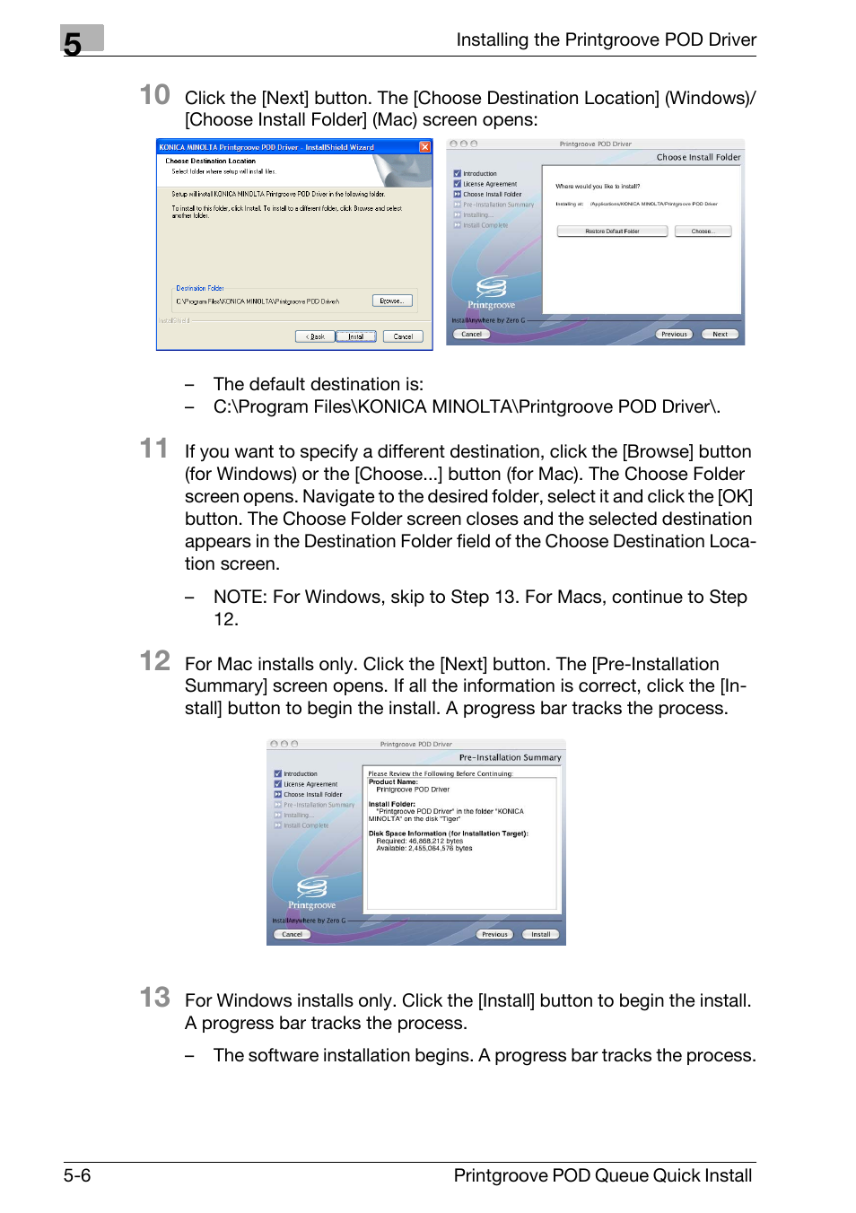 Konica Minolta Printgroove User Manual | Page 37 / 56