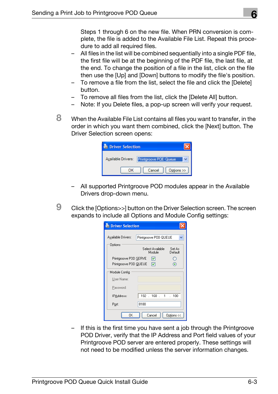 Konica Minolta Printgroove User Manual | Page 44 / 56