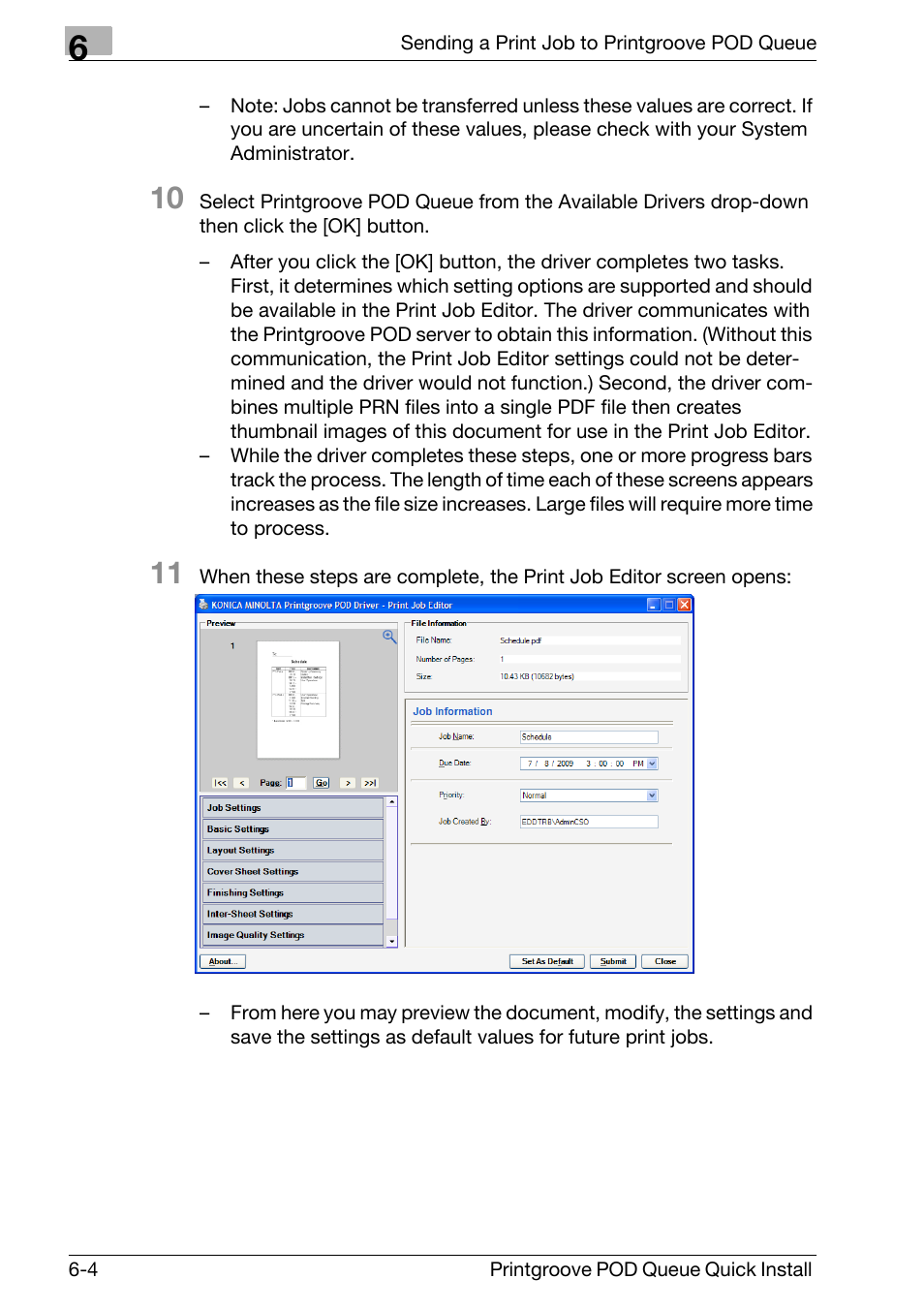 Konica Minolta Printgroove User Manual | Page 45 / 56