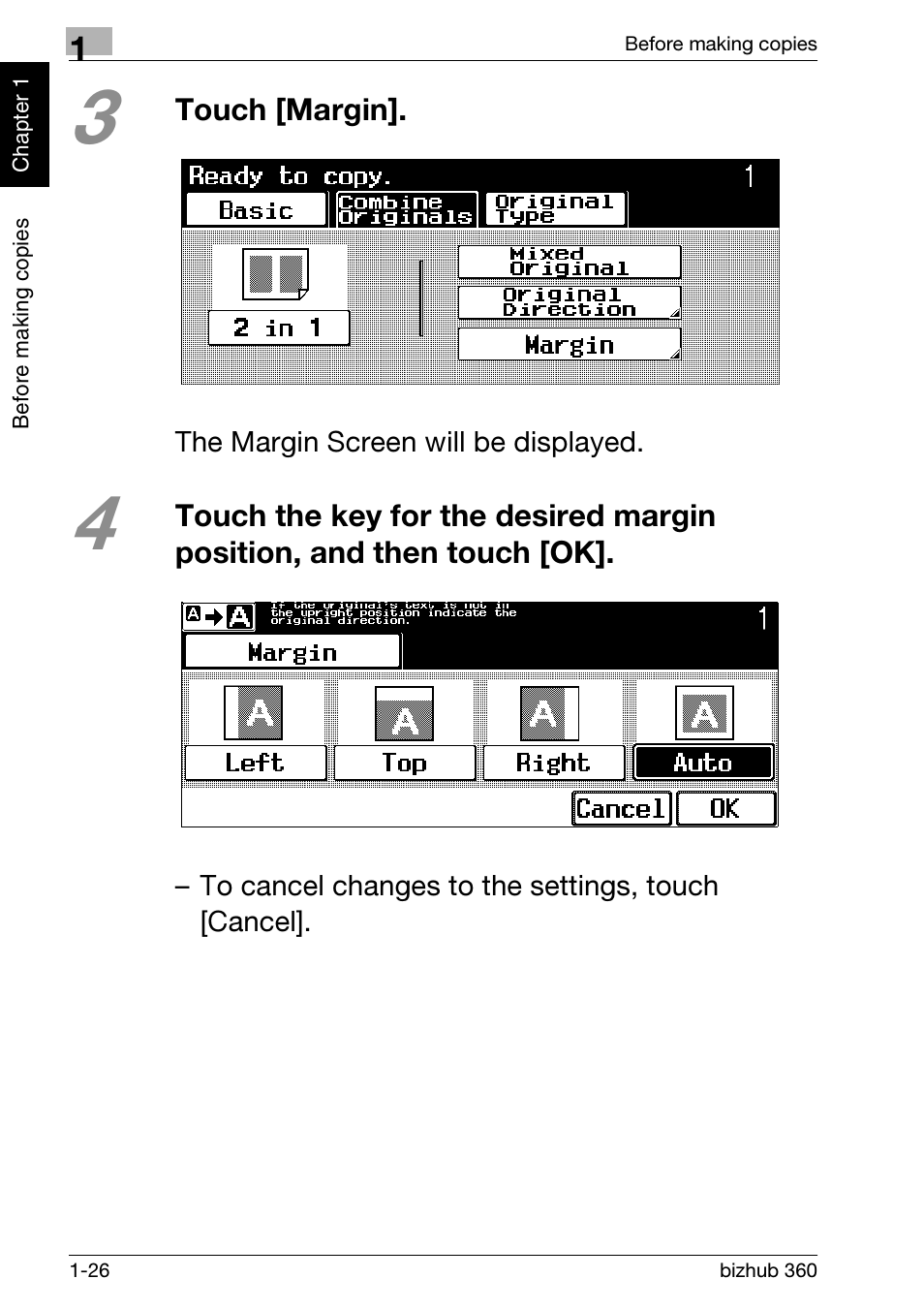 Konica Minolta bizhub 360 User Manual | Page 38 / 152