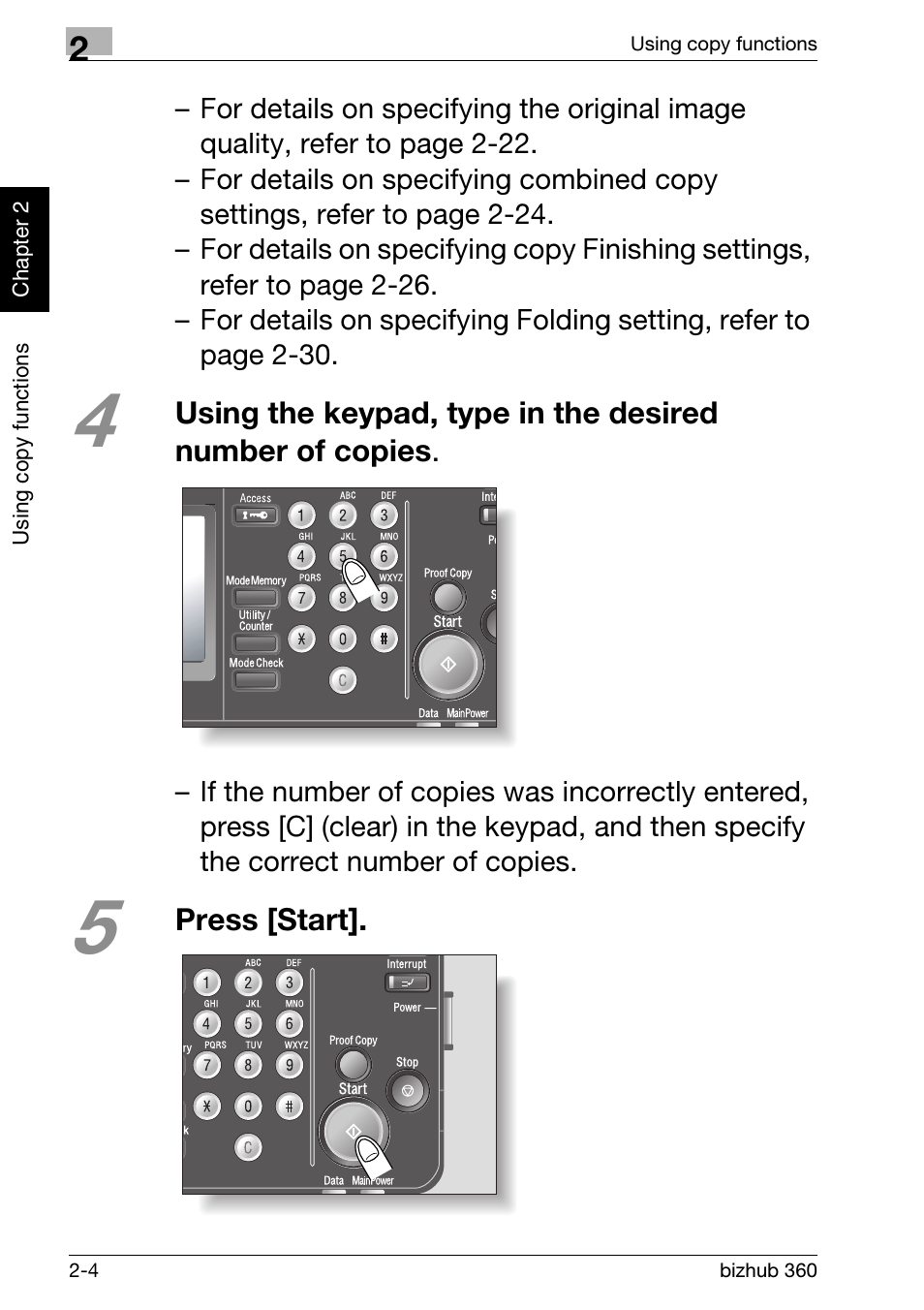 Konica Minolta bizhub 360 User Manual | Page 42 / 152