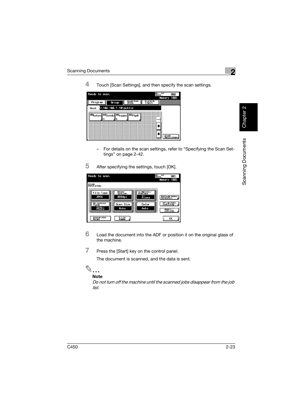 Konica Minolta BIZHUB C450 User Manual | Page 56 / 396