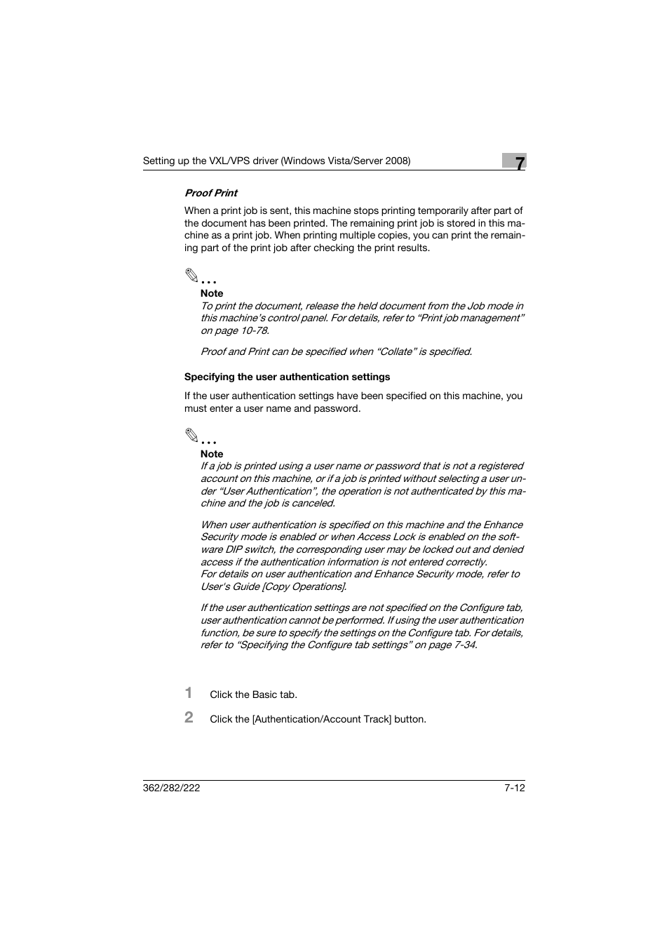 Specifying the user authentication settings, Specifying the user authentication settings -12 | Konica Minolta bizhub 362 User Manual | Page 194 / 372