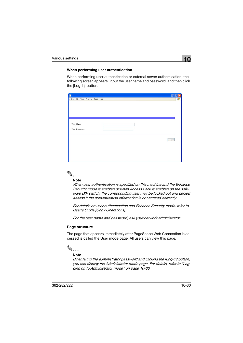 When performing user authentication | Konica Minolta bizhub 362 User Manual | Page 287 / 372