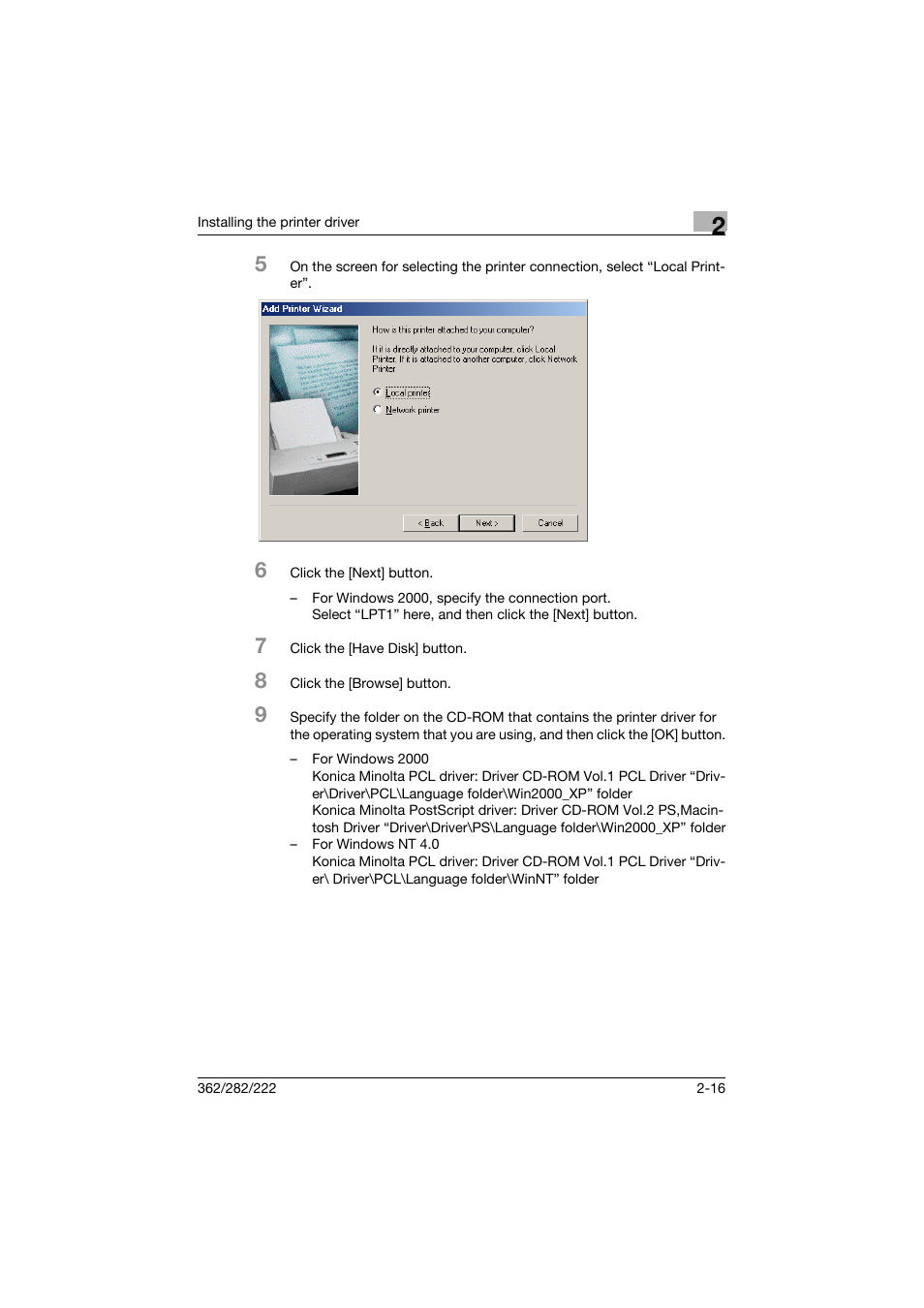 Konica Minolta bizhub 362 User Manual | Page 46 / 372