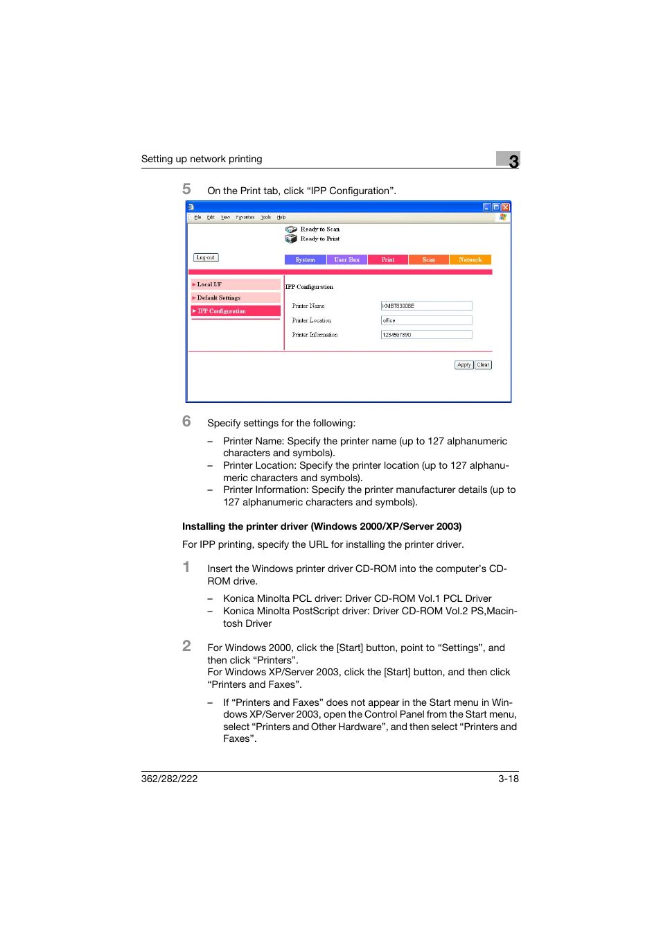 Konica Minolta bizhub 362 User Manual | Page 76 / 372