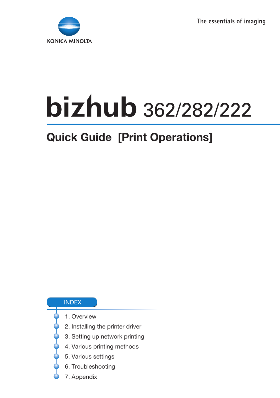 Konica Minolta bizhub 222 User Manual | 94 pages