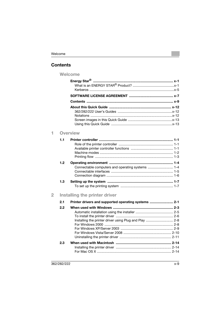 Konica Minolta bizhub 222 User Manual | Page 10 / 94