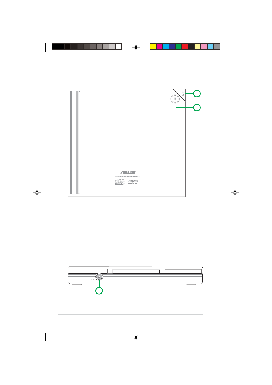 Top cover panel, Left side panel | Asus SCB-2408-D User Manual | Page 12 / 56