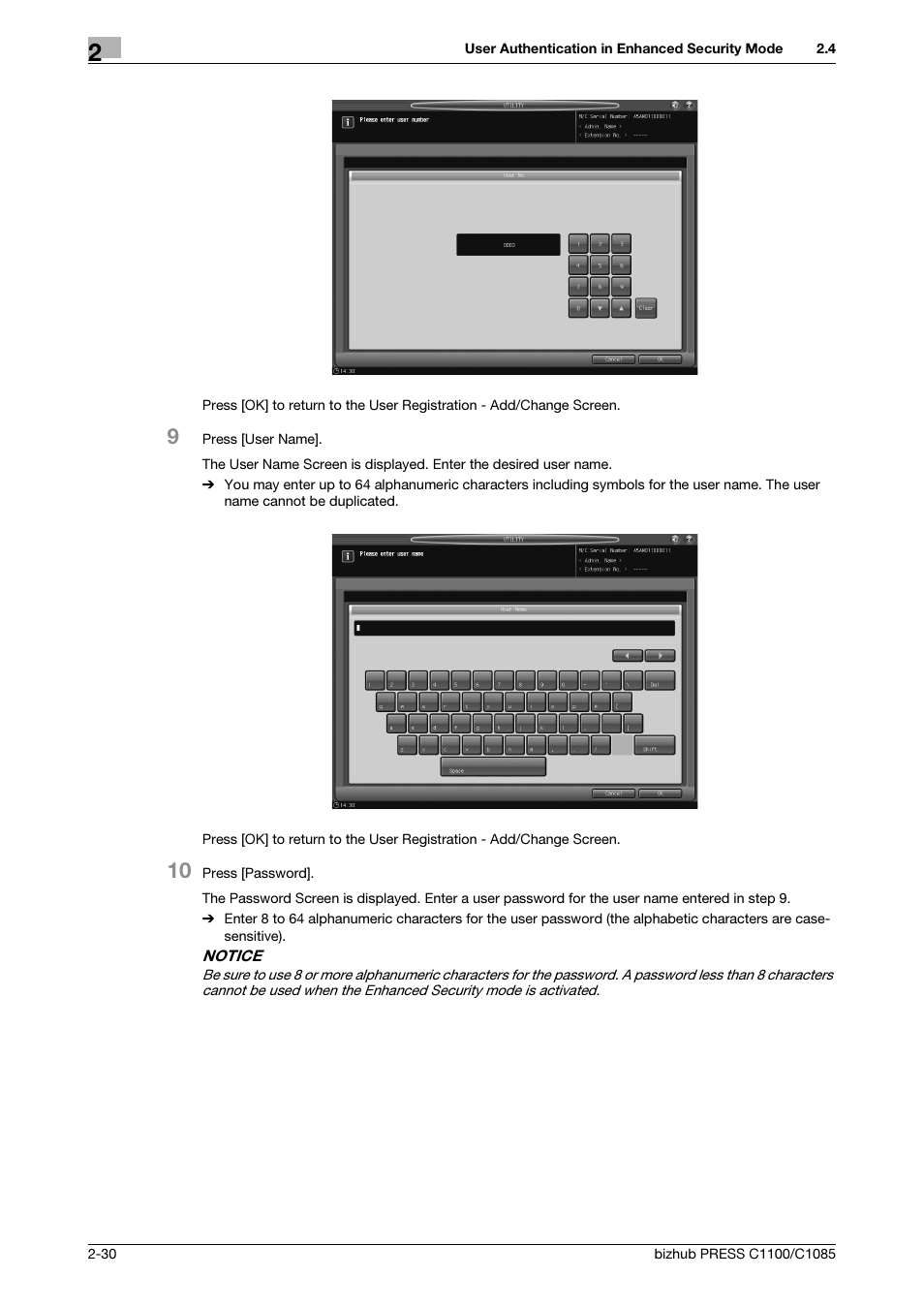 Konica Minolta bizhub PRESS C1100 User Manual | Page 38 / 68