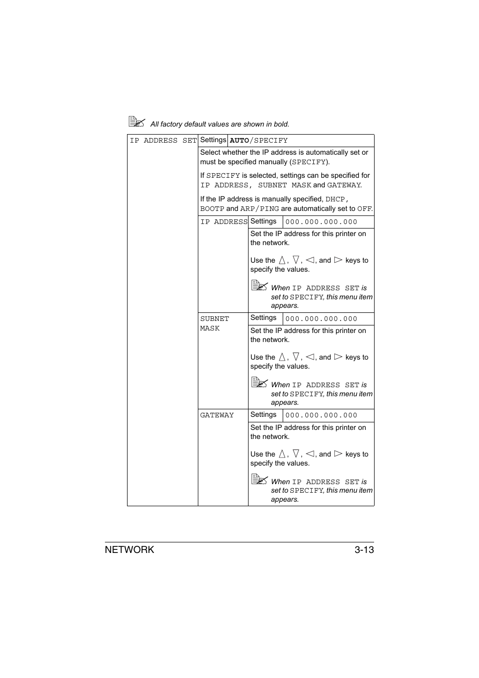Network 3-13 | Konica Minolta magicolor 3730DN User Manual | Page 38 / 164