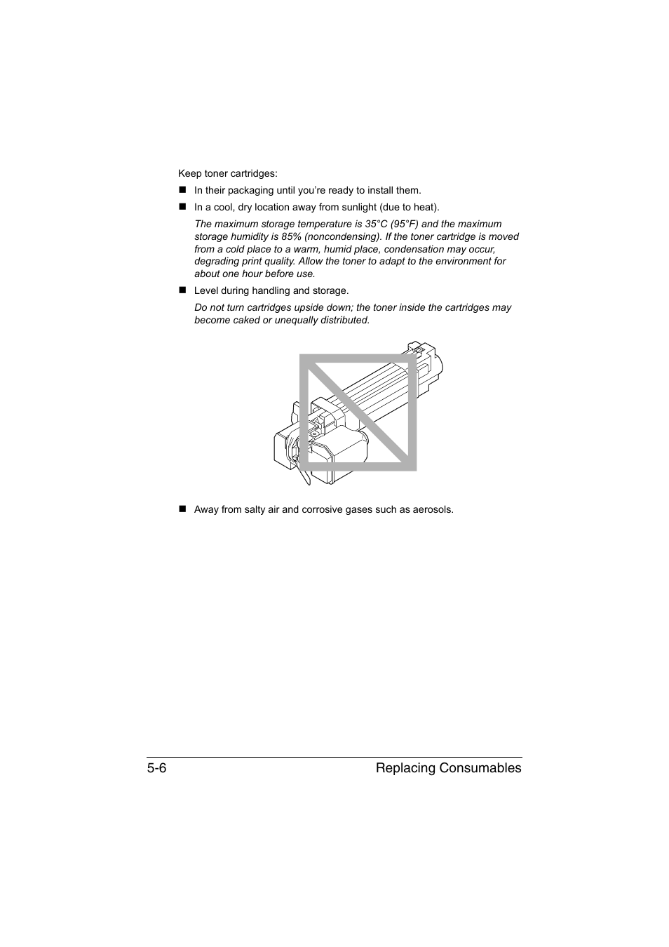 Replacing consumables 5-6 | Konica Minolta magicolor 3730DN User Manual | Page 77 / 164