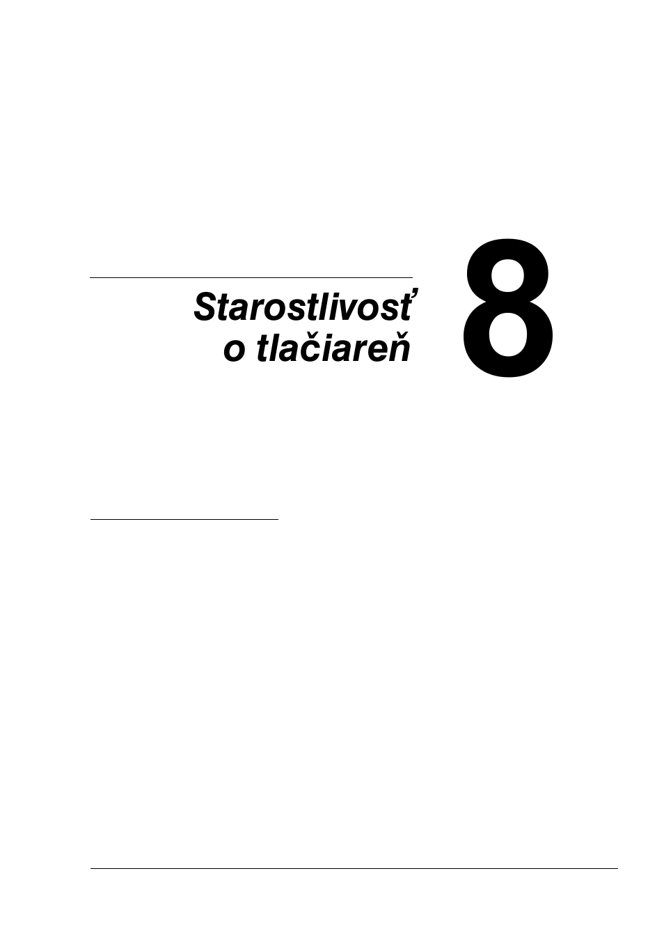 Starostlivosť o tlačiareň, 8 starostlivos o tlačiareň | Konica Minolta Magicolor 2350EN User Manual | Page 101 / 208