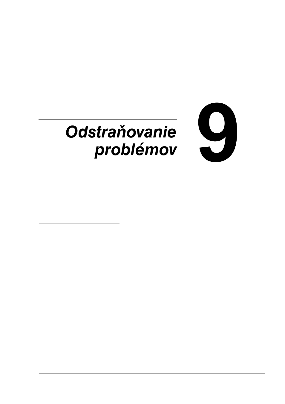 Odstraňovanie problémov, 9 odstraňovanie problémov | Konica Minolta Magicolor 2350EN User Manual | Page 113 / 208