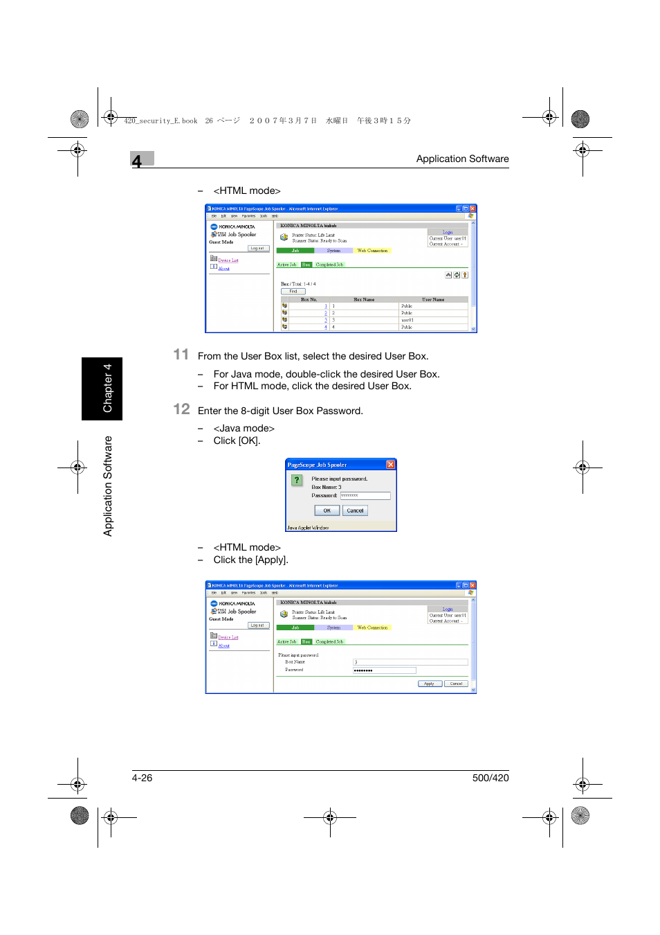 Konica Minolta bizhub 500 User Manual | Page 181 / 194