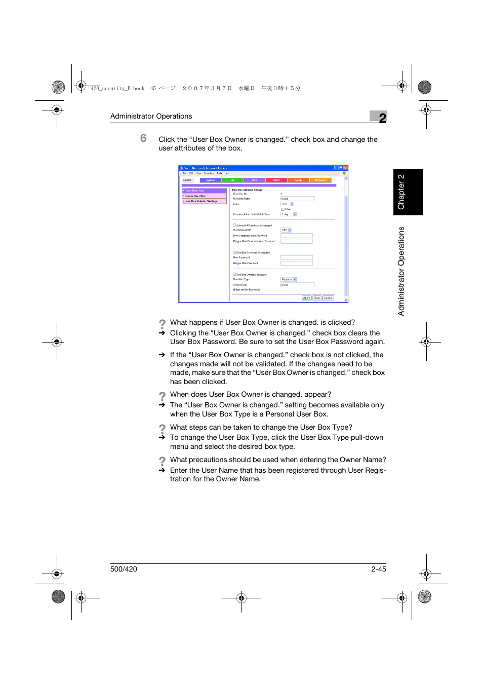 Konica Minolta bizhub 500 User Manual | Page 64 / 194