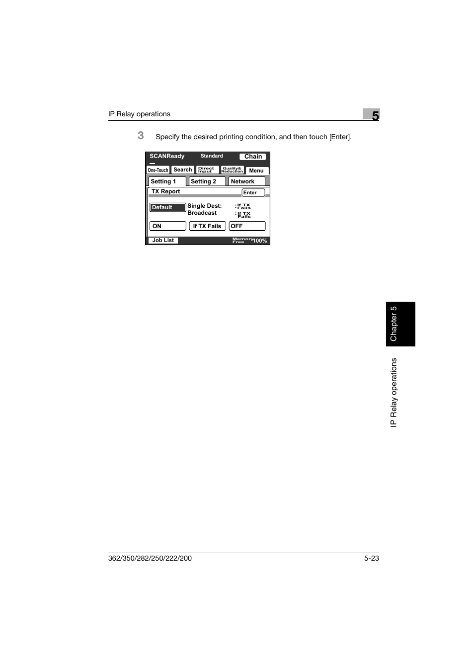 Ip relay operations chap te r 5 | Konica Minolta bizhub 282 User Manual | Page 186 / 288