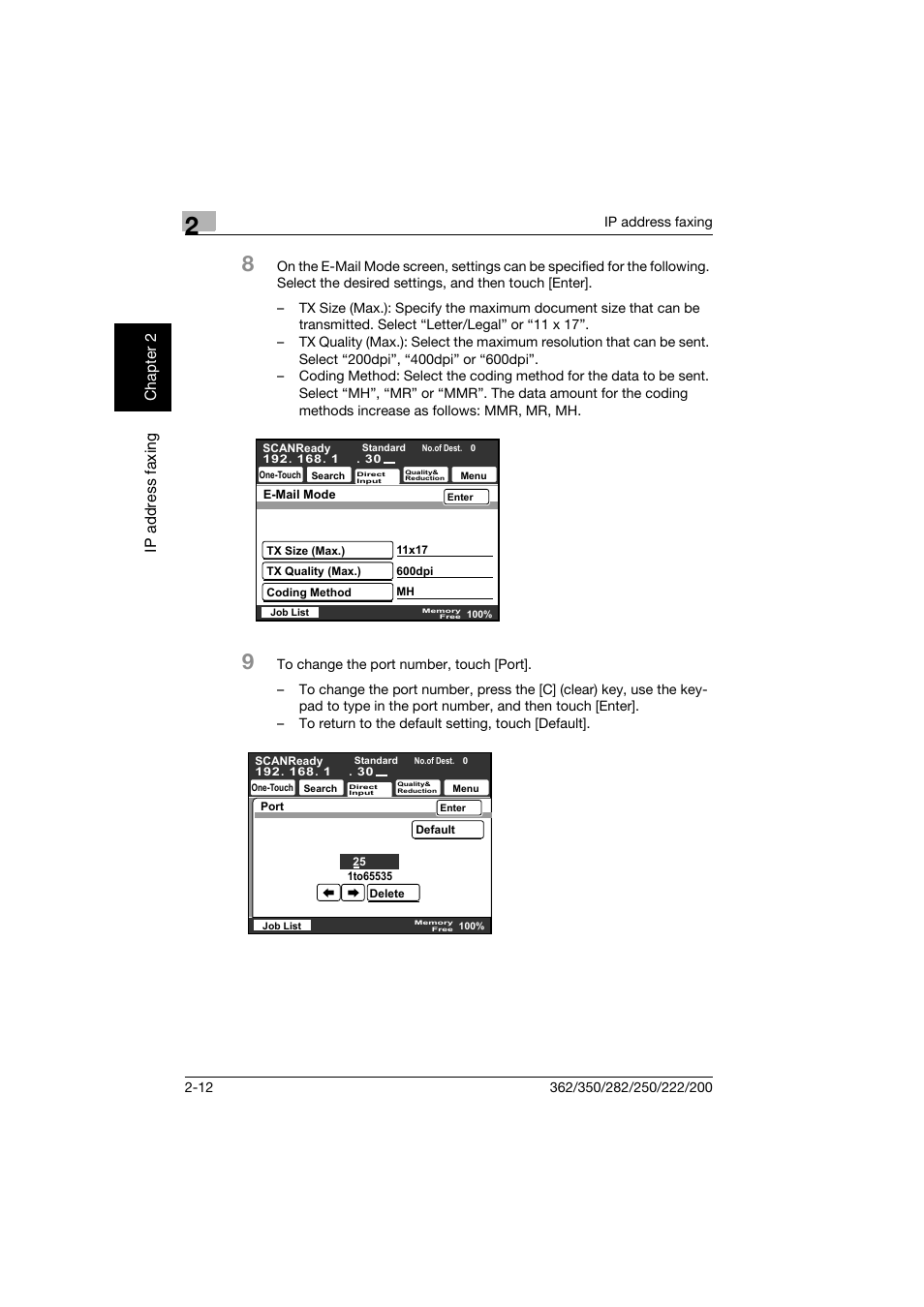 Konica Minolta bizhub 282 User Manual | Page 37 / 288