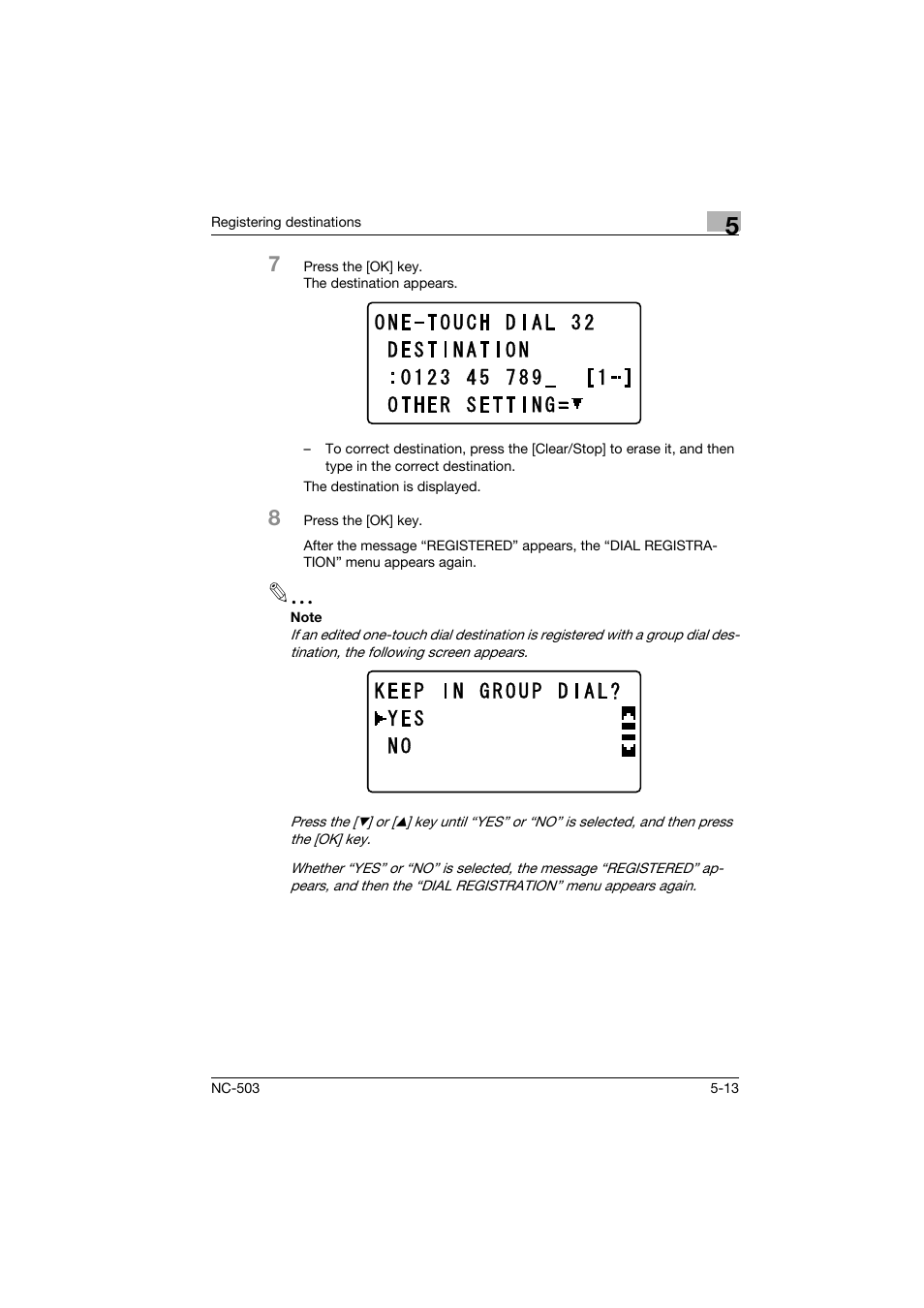 Konica Minolta NC-503 User Manual | Page 102 / 244