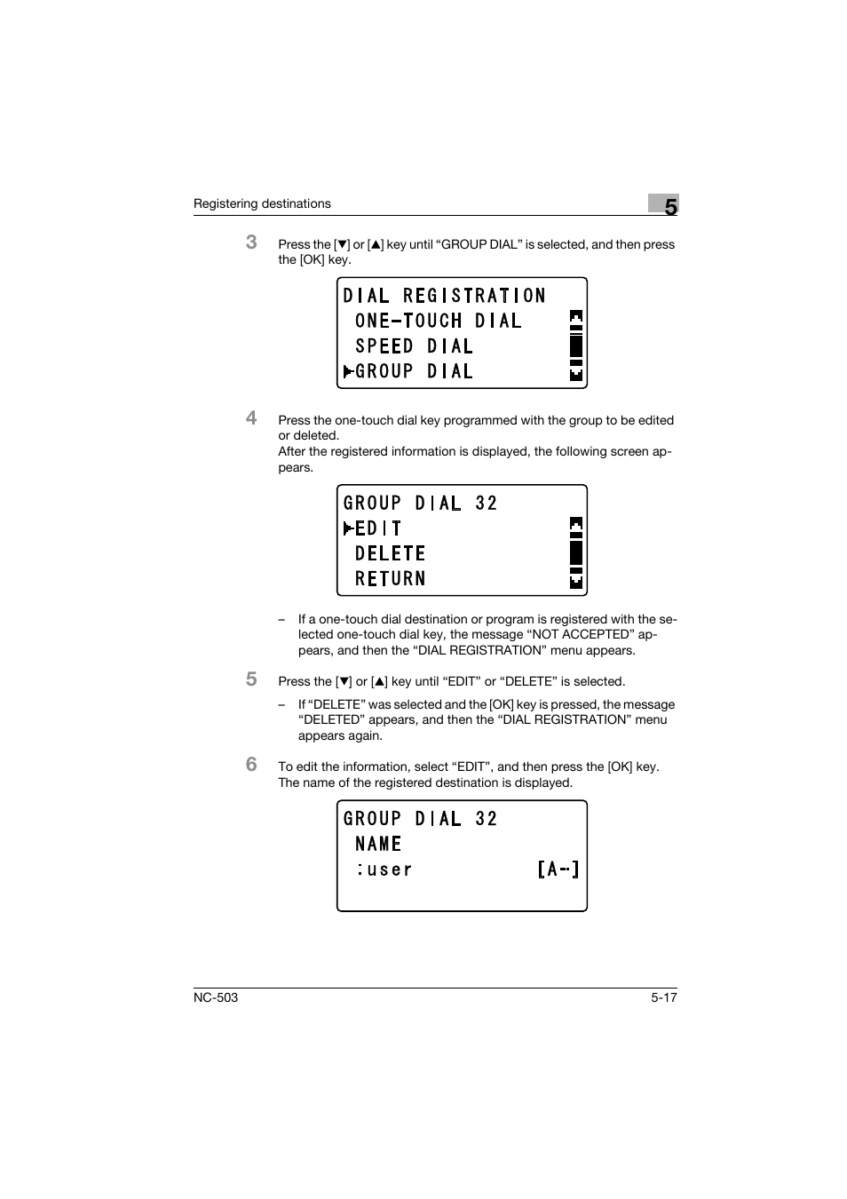 Konica Minolta NC-503 User Manual | Page 106 / 244