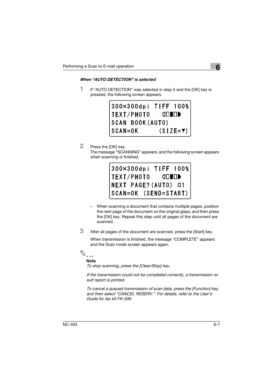 Konica Minolta NC-503 User Manual | Page 114 / 244