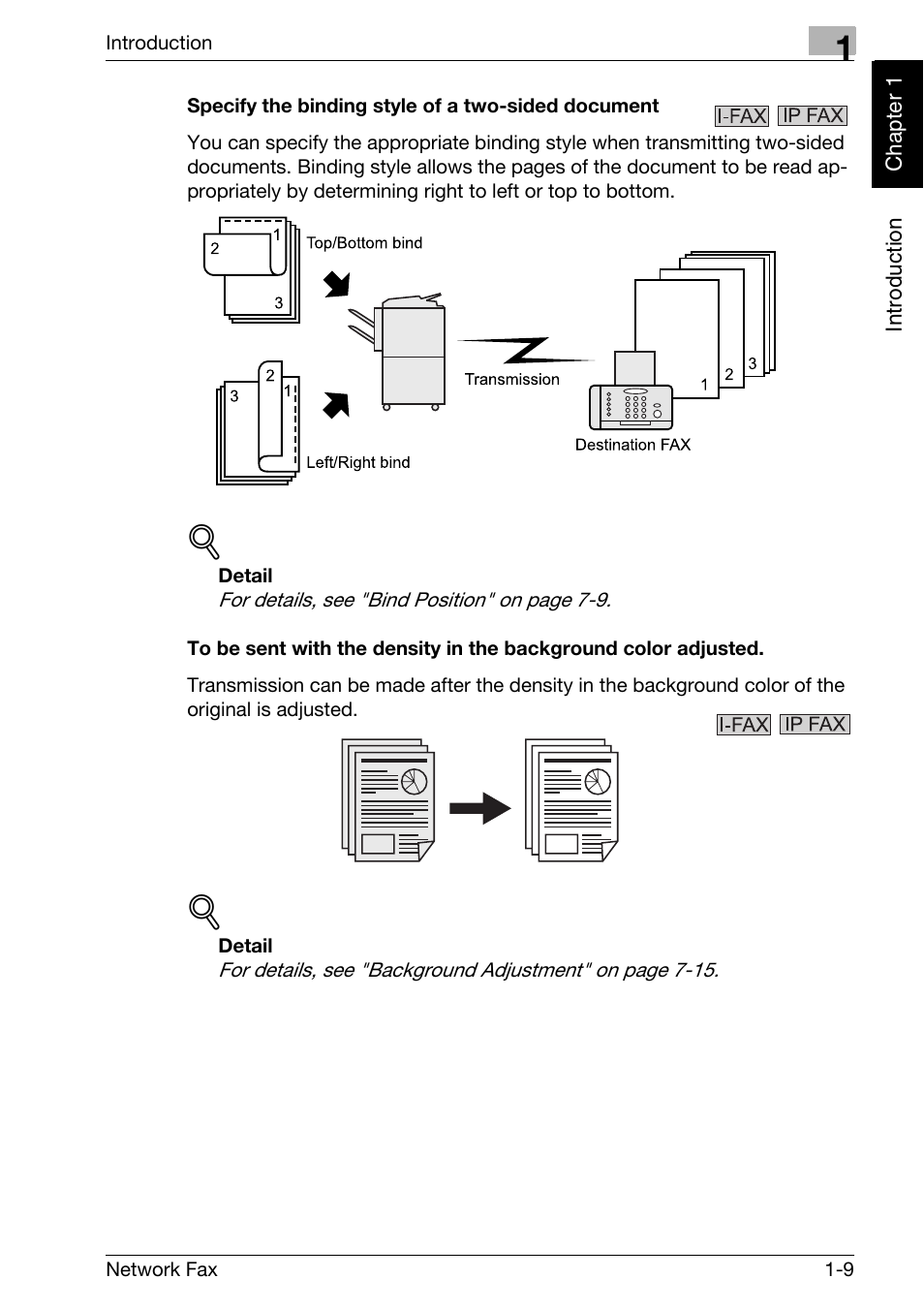 Specify the binding style of a two-sided document | Konica Minolta bizhub C250 User Manual | Page 18 / 332