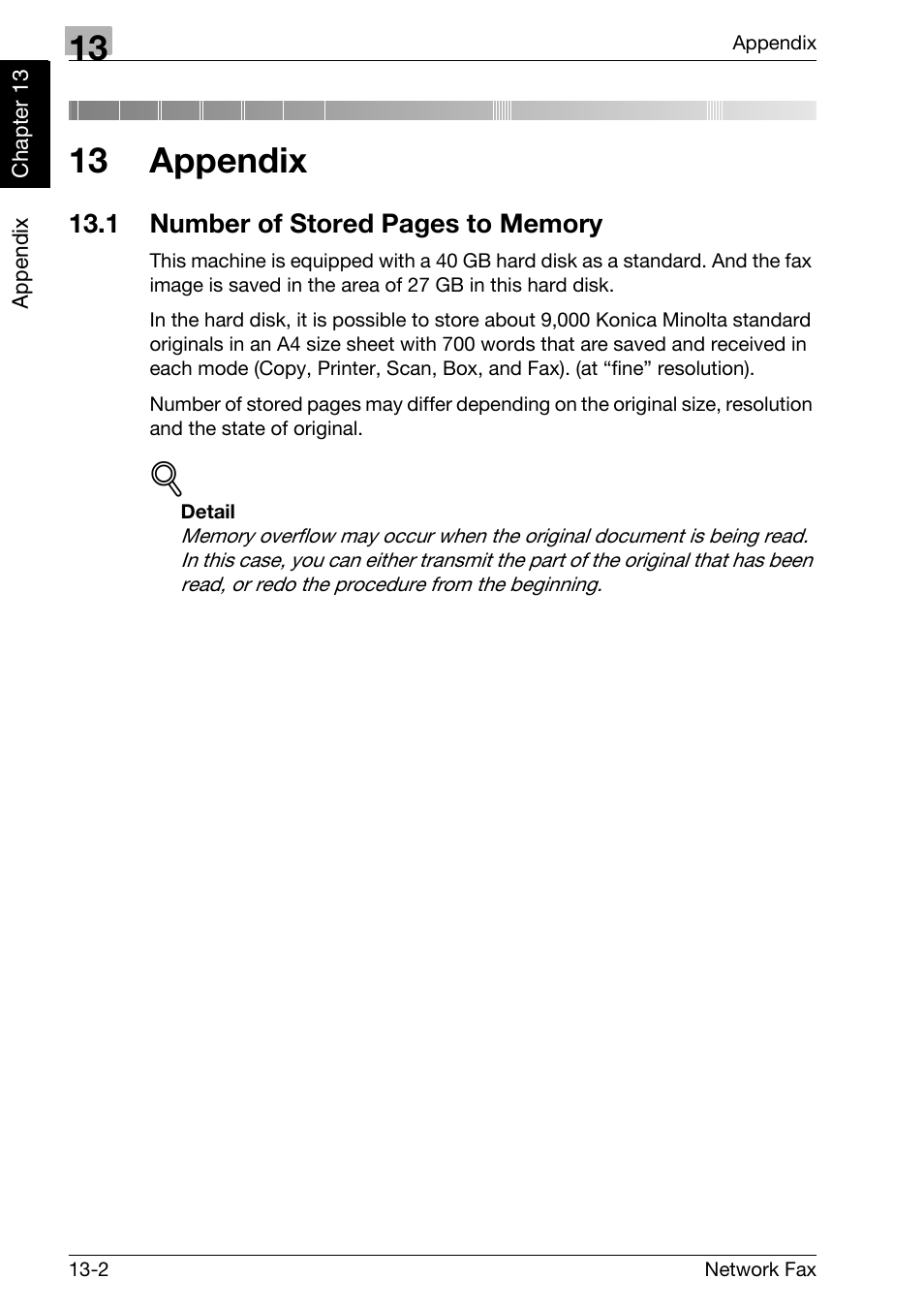 13 appendix | Konica Minolta bizhub C250 User Manual | Page 317 / 332