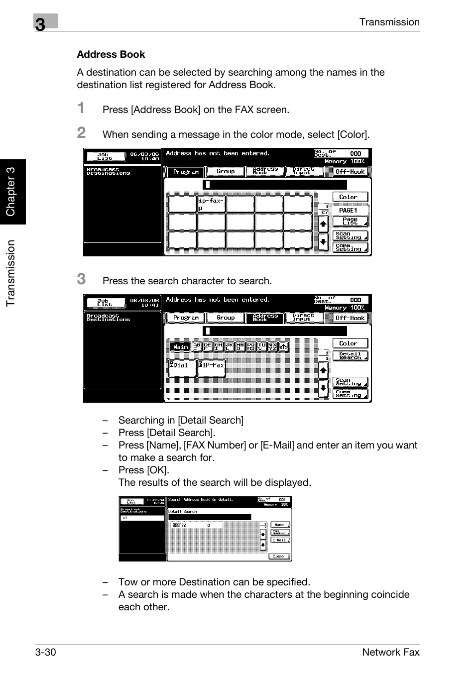 Address book | Konica Minolta bizhub C250 User Manual | Page 67 / 332