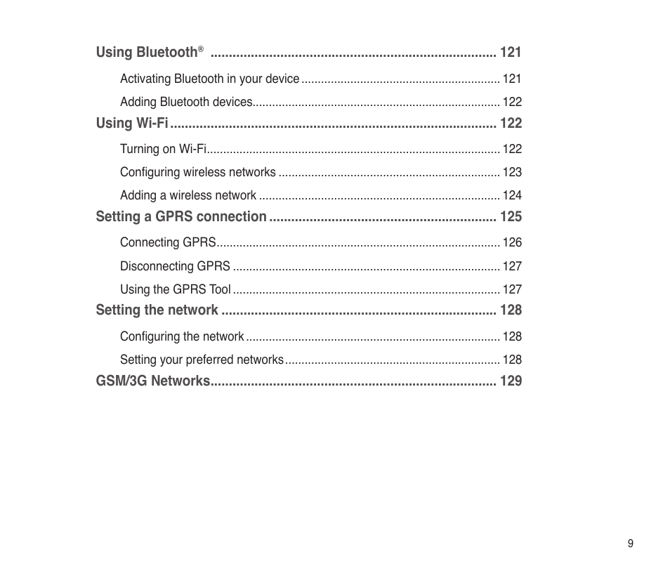 Asus P565 User Manual | Page 9 / 190