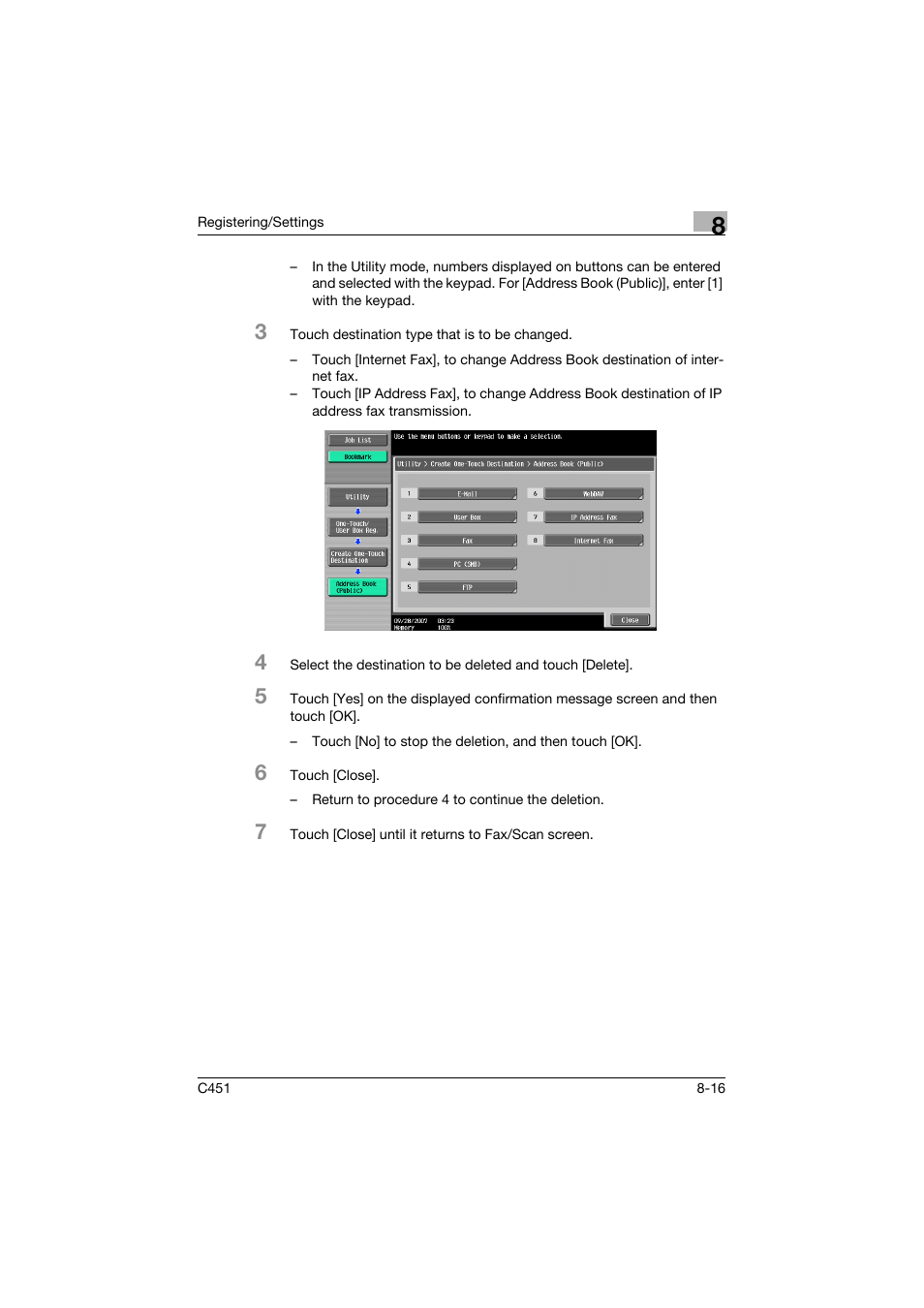Konica Minolta bizhub C451 User Manual | Page 214 / 399