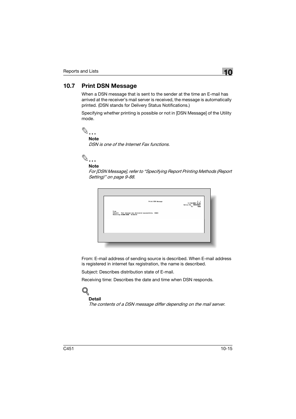 7 print dsn message, Print dsn message -15 | Konica Minolta bizhub C451 User Manual | Page 366 / 399