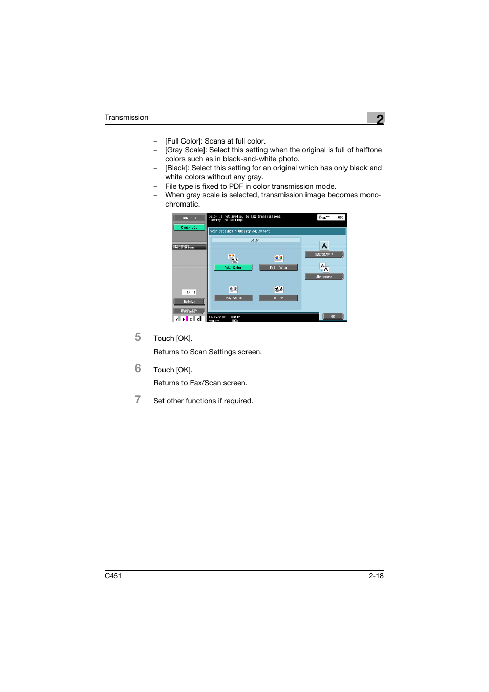 Konica Minolta bizhub C451 User Manual | Page 61 / 399