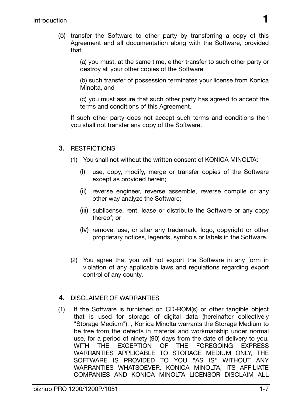 Konica Minolta bizhub PRO 1200 User Manual | Page 11 / 147