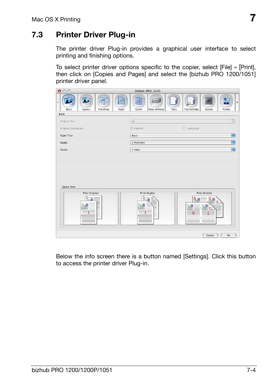 3 printer driver plug-in, Printer driver plug-in -4 | Konica Minolta bizhub PRO 1200 User Manual | Page 130 / 147