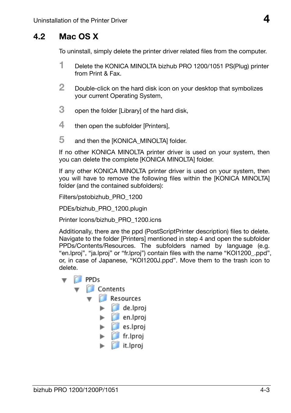 2 mac os x, Mac os x -3 | Konica Minolta bizhub PRO 1200 User Manual | Page 39 / 147