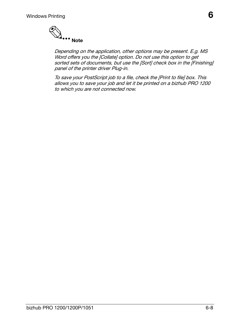 Konica Minolta bizhub PRO 1200 User Manual | Page 68 / 147
