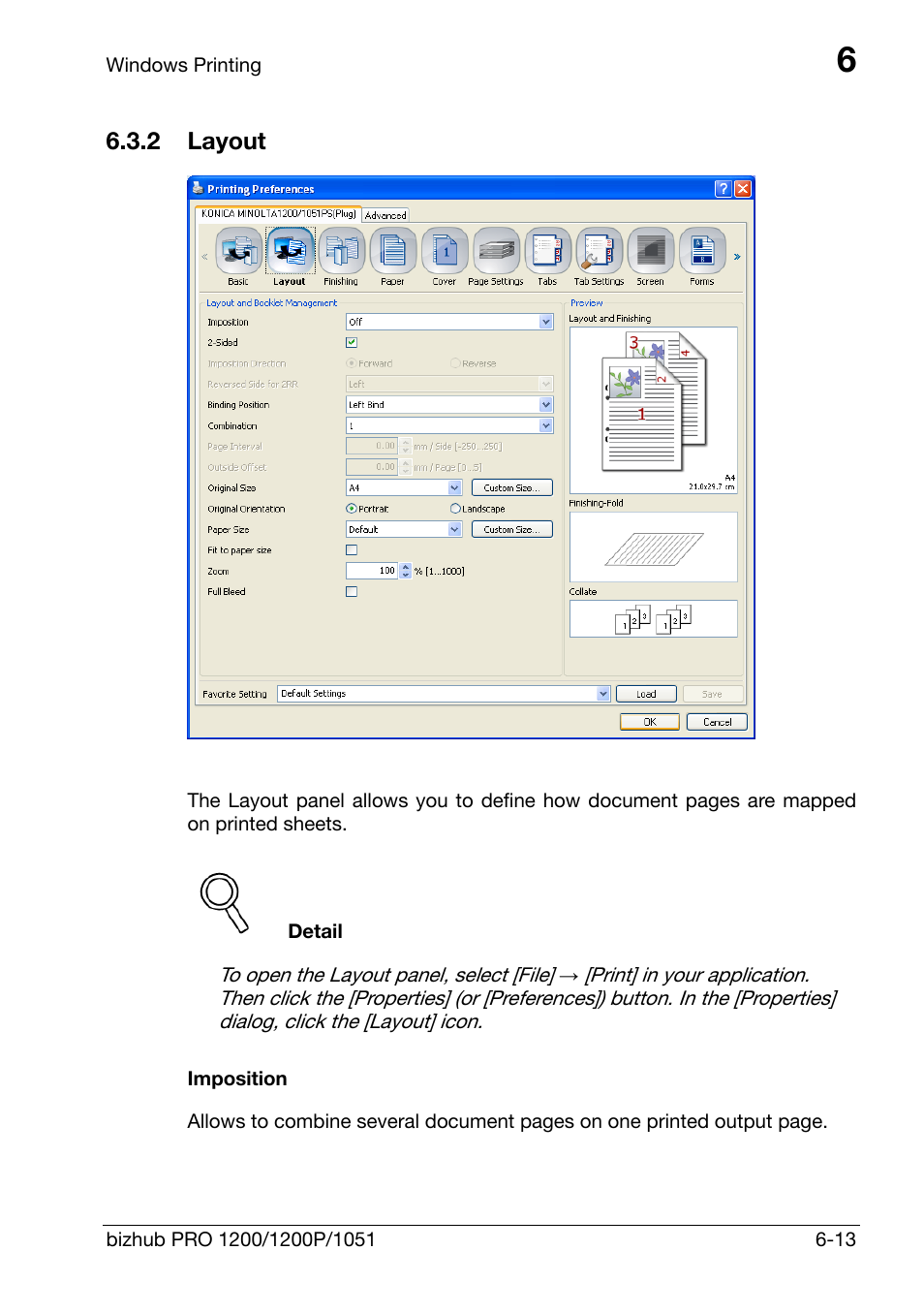 2 layout, Layout -13 | Konica Minolta bizhub PRO 1200 User Manual | Page 73 / 147