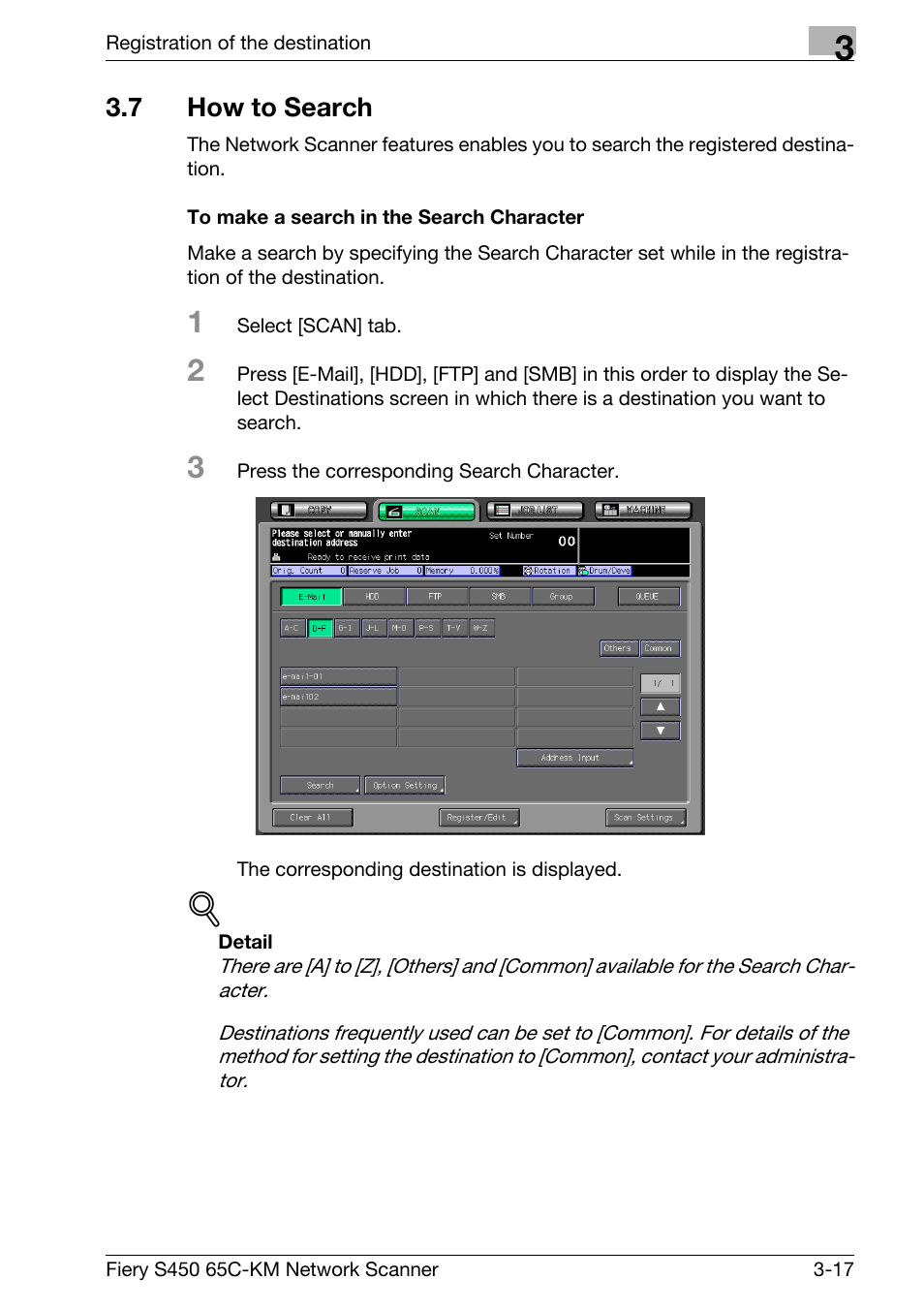 7 how to search, How to search -17 | Konica Minolta bizhub PRO C6500P User Manual | Page 61 / 101