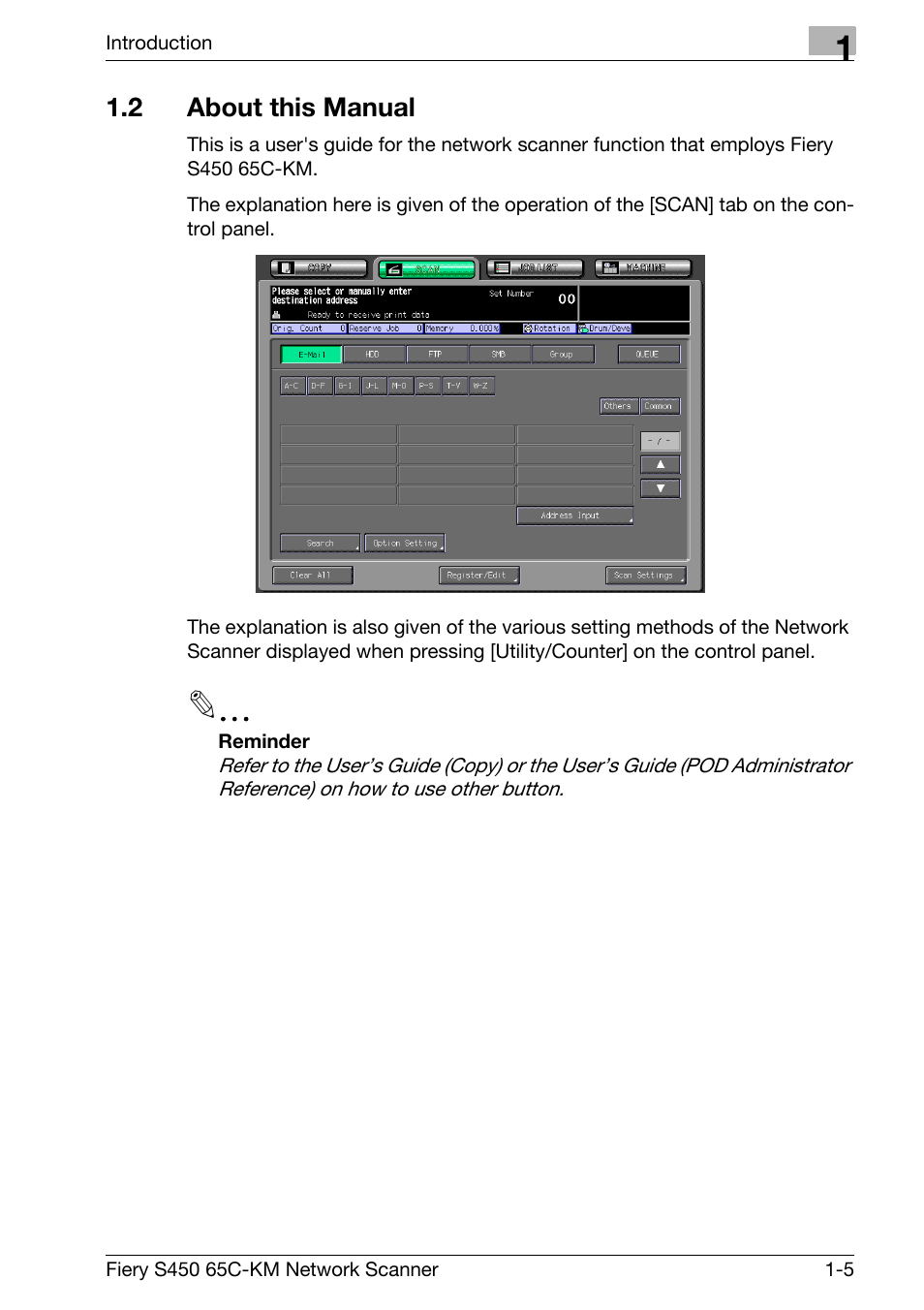 2 about this manual, About this manual -5 | Konica Minolta bizhub PRO C6500P User Manual | Page 8 / 101